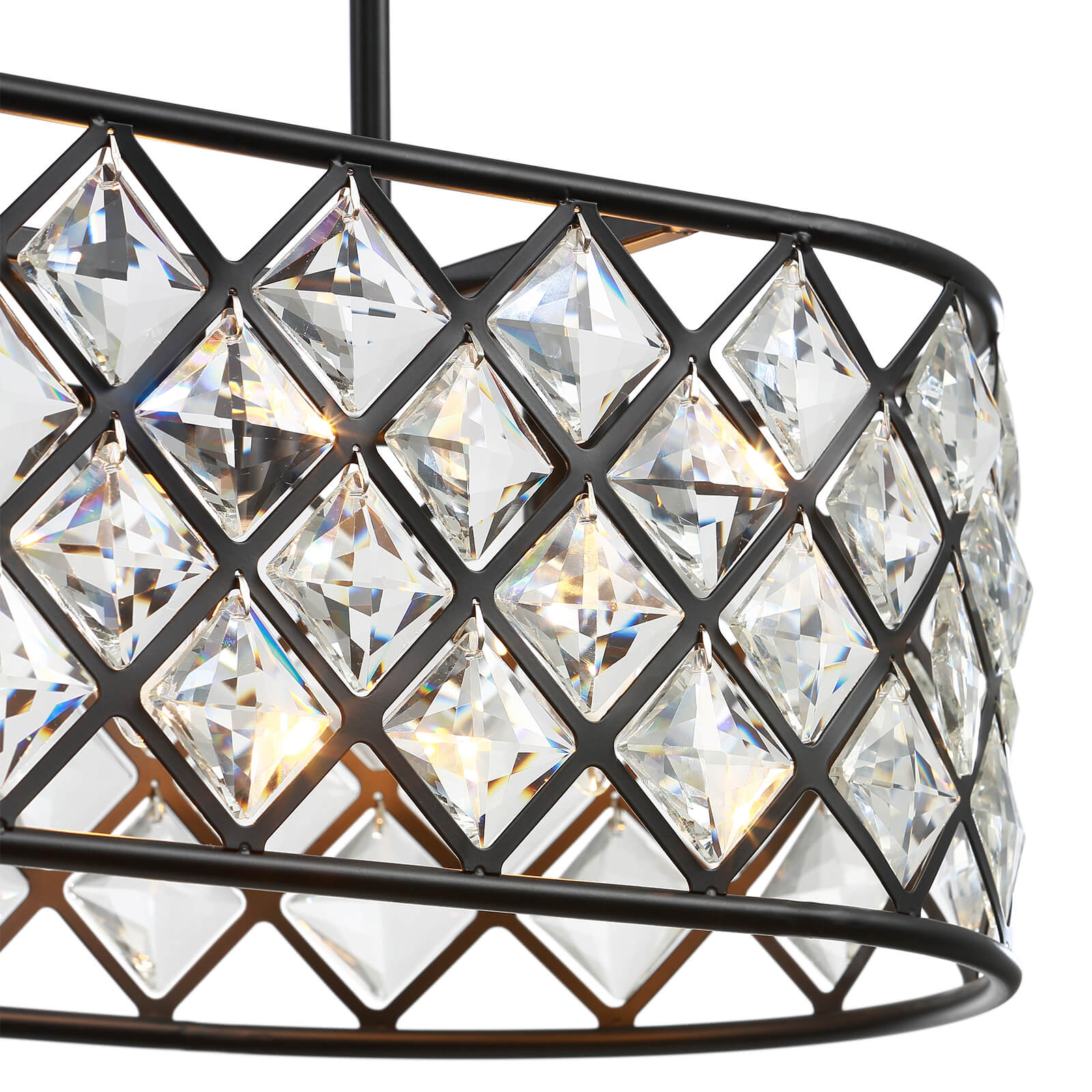 MOOONI-Vintage-Oval-Rectangular-Matte-Black-Crystal-Chandelier-Diamond-Crystal