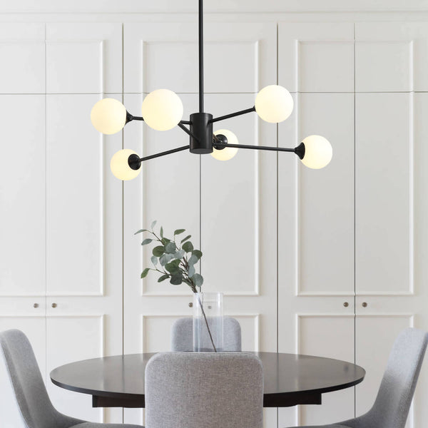 Normcore Black Globe 6 Lights Ceiling Lamp