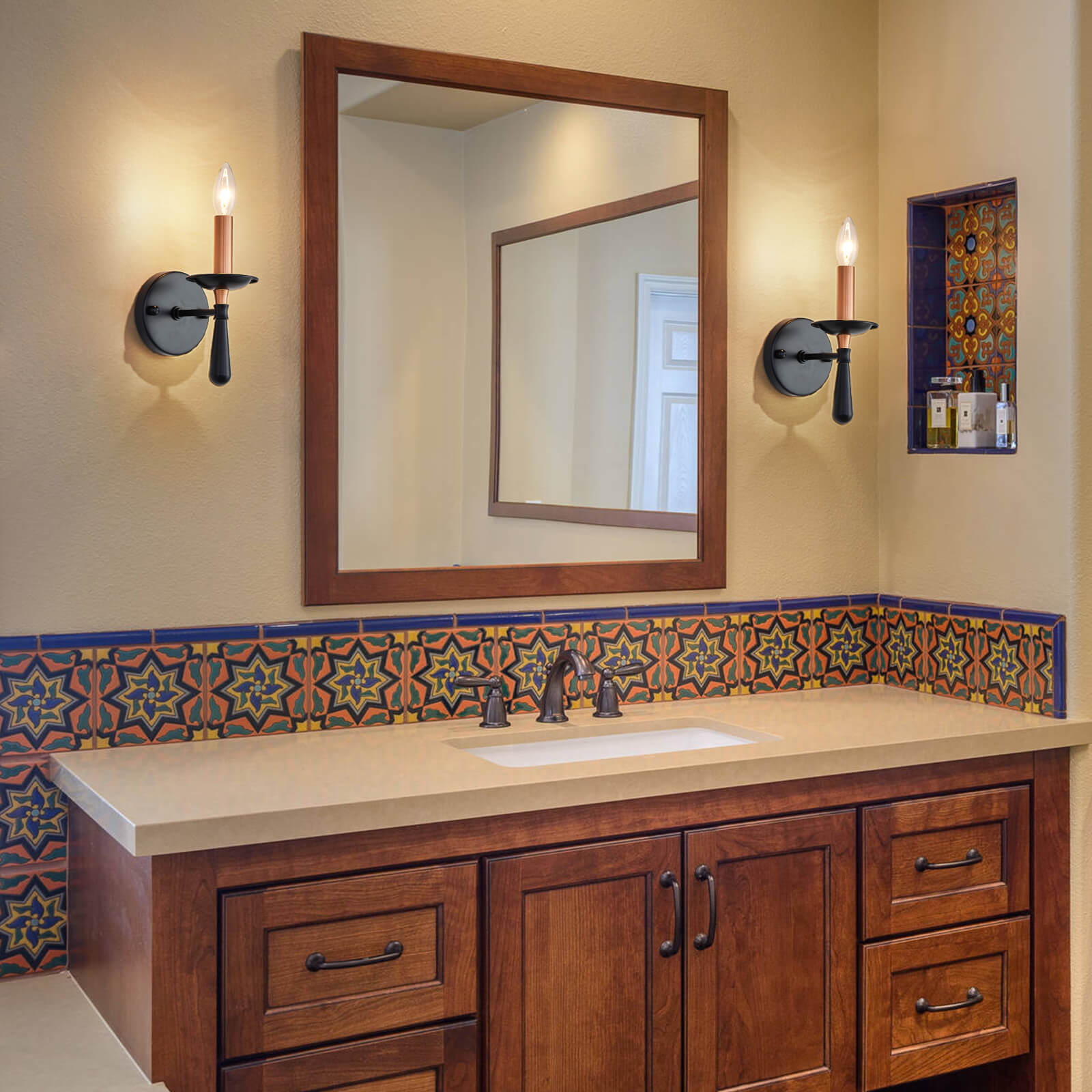 Night Rose Single Head Light Wall Lamp