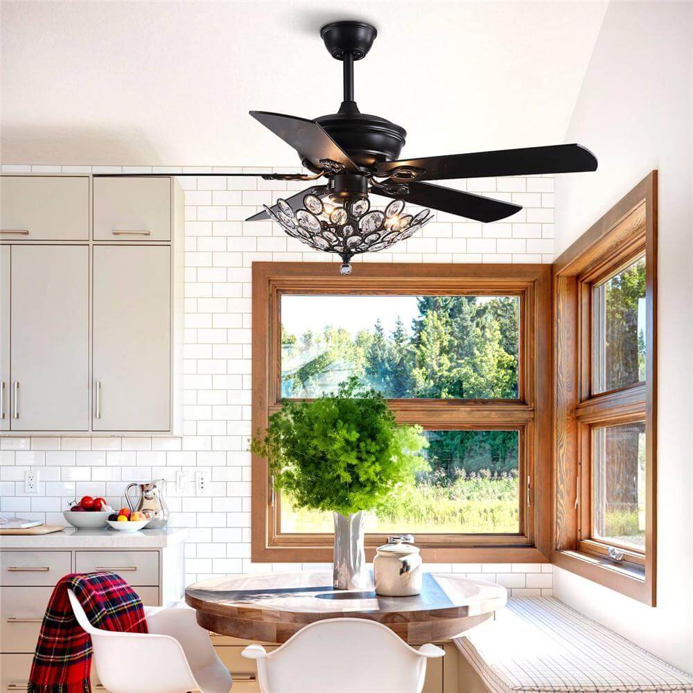 MOOONI-Ceiling-Fan-Light-Matte-Black-Retrol-Crystal-Fandelier-50“-Living-Room