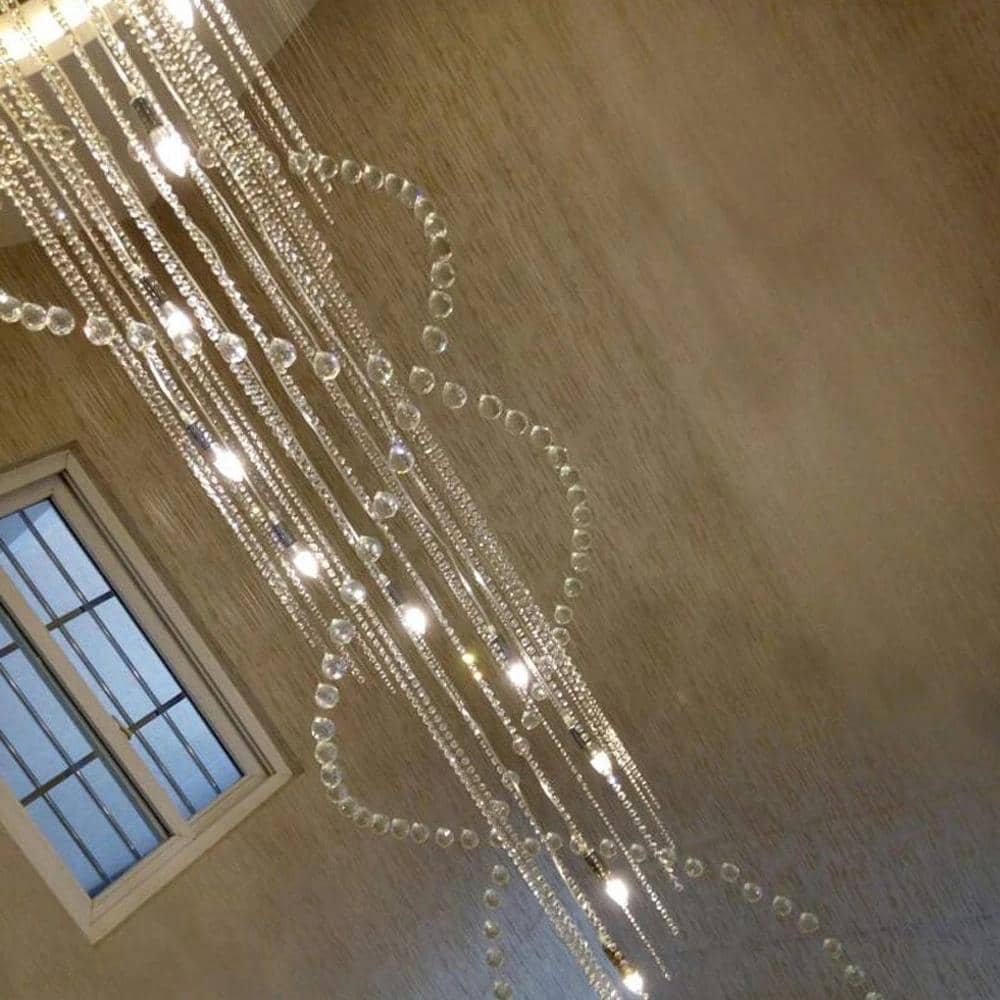 Modern-Chrome-Dual-Spiral-Raindrop-Crystal-Chandeler