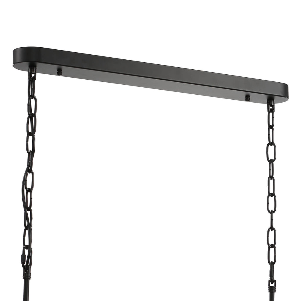 MOOONI-Vintage-Oval-Rectangular-Matte-Black-Crystal-Chandelier-Flush-Mount