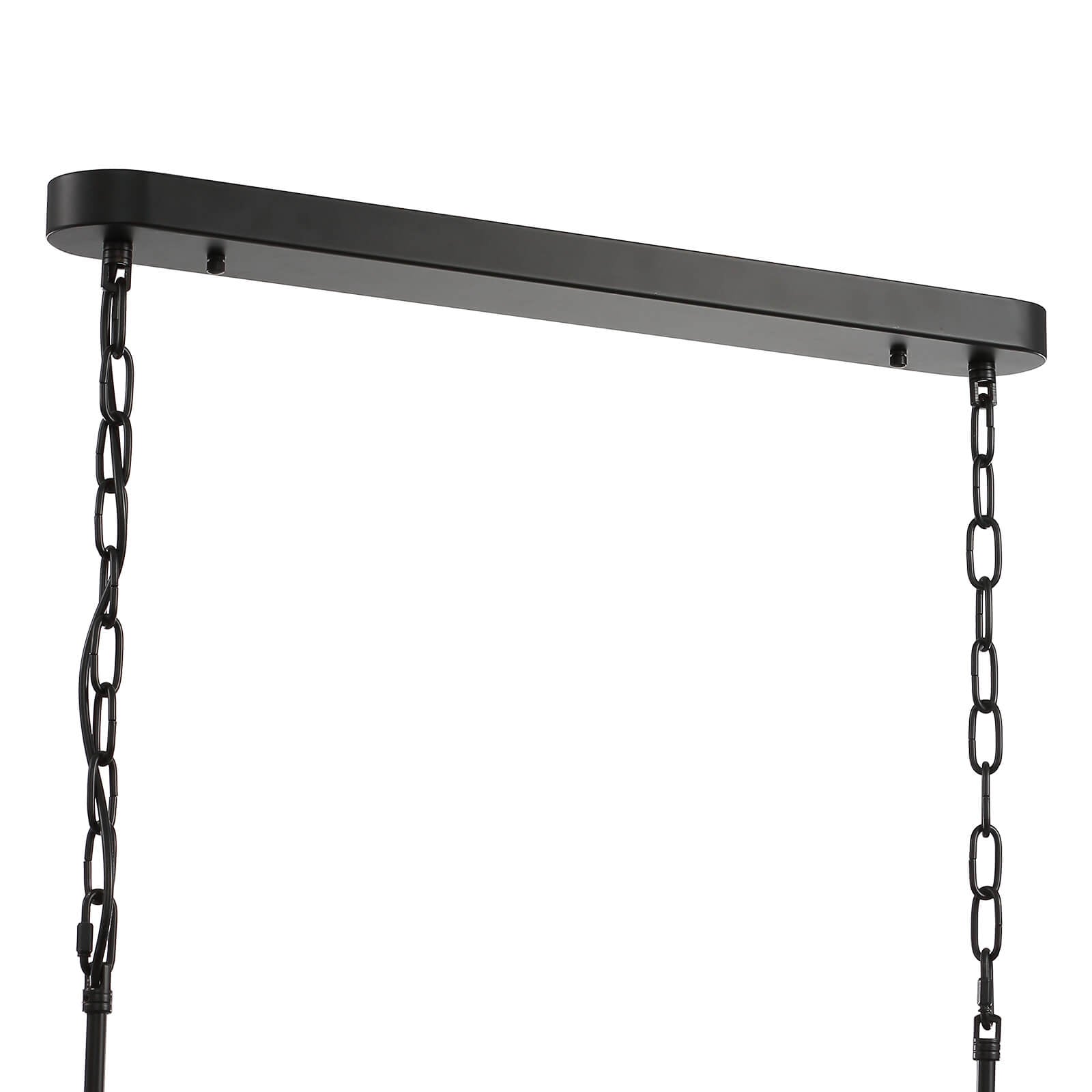 MOOONI-Vintage-Oval-Rectangular-Matte-Black-Crystal-Chandelier-Flush-Mount