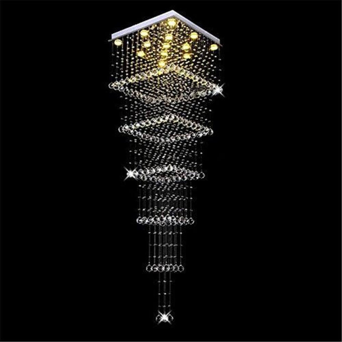 MOOONI-Modern-Chrome-Multi-Tier-Crystal-Chandelier-Staircase