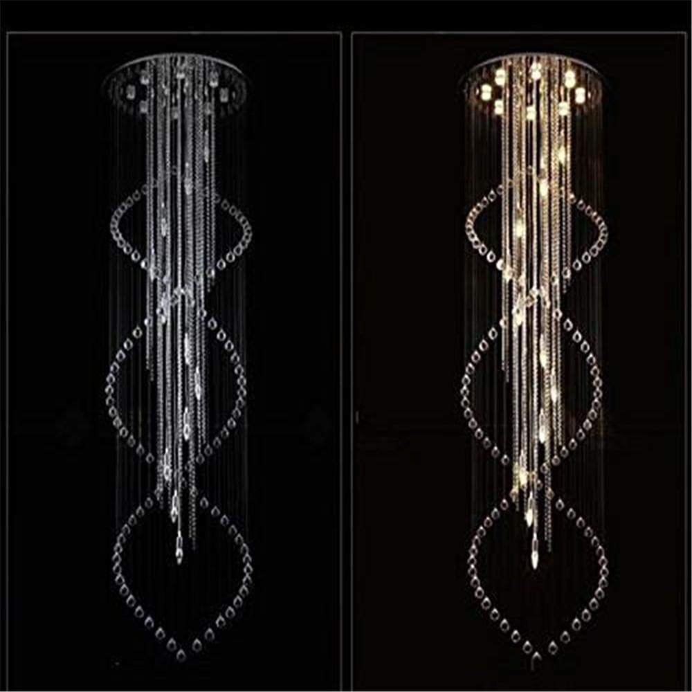 MOOONI-Modern-Chrome-Double-Spiral-Crystal-Chandelier