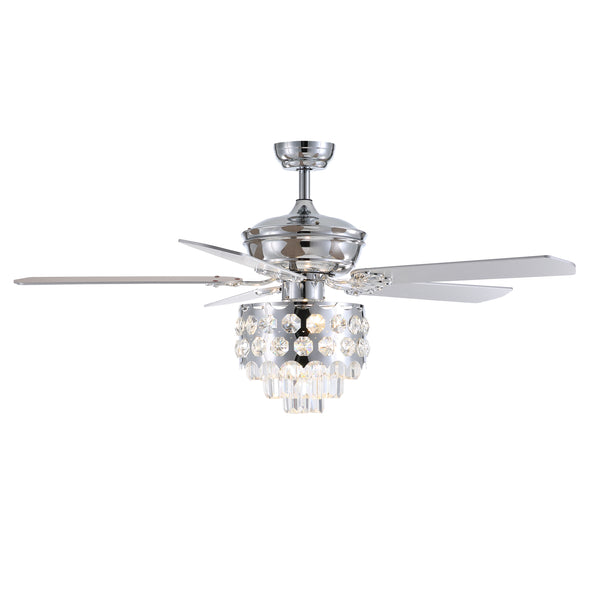 MOOONI-Ceiling-Fan-Light-Chrome-Octagonal-Beads-Crystal-Strip-Fandelier-51“