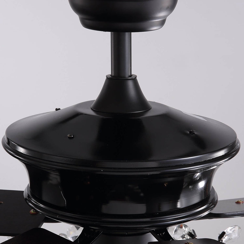 MOOONI-Ceiling-Fan-Light-Matte-Black-Industrial-Quietest-Fandelier-50“-Downrod