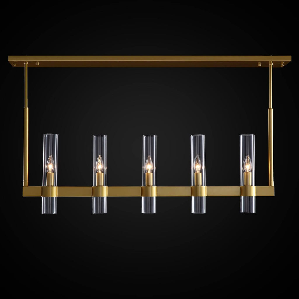 Modern-Gold-Linear-Island-Chandelier-Pendant-Lighting