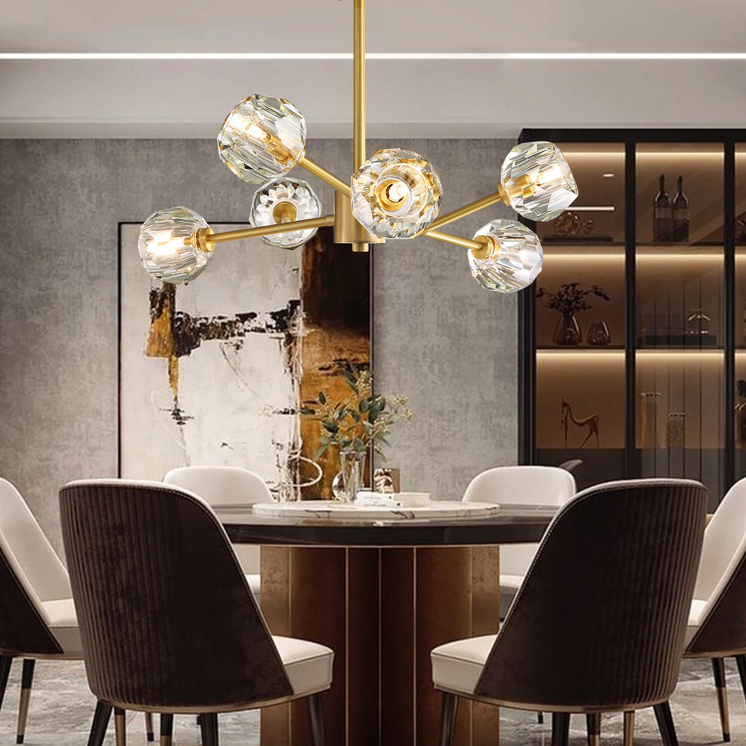 MOOONI-Modern-Gold-Sputnik-Globe-Crystal-Chandelier-Dining-Room-6-Lights