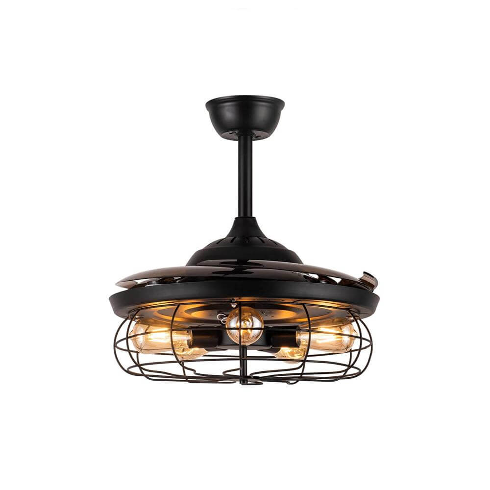 MOOONI-Ceiling-Fan-With-Light-Matte-Black-Industrial-Retractable-Fan