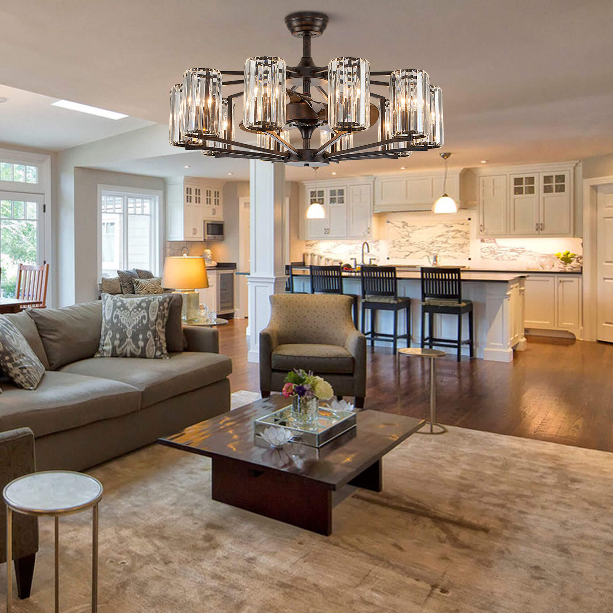 Chicago Wheel | 2023-Edition Decorative Luxury Mid-Century Modern Chandelier