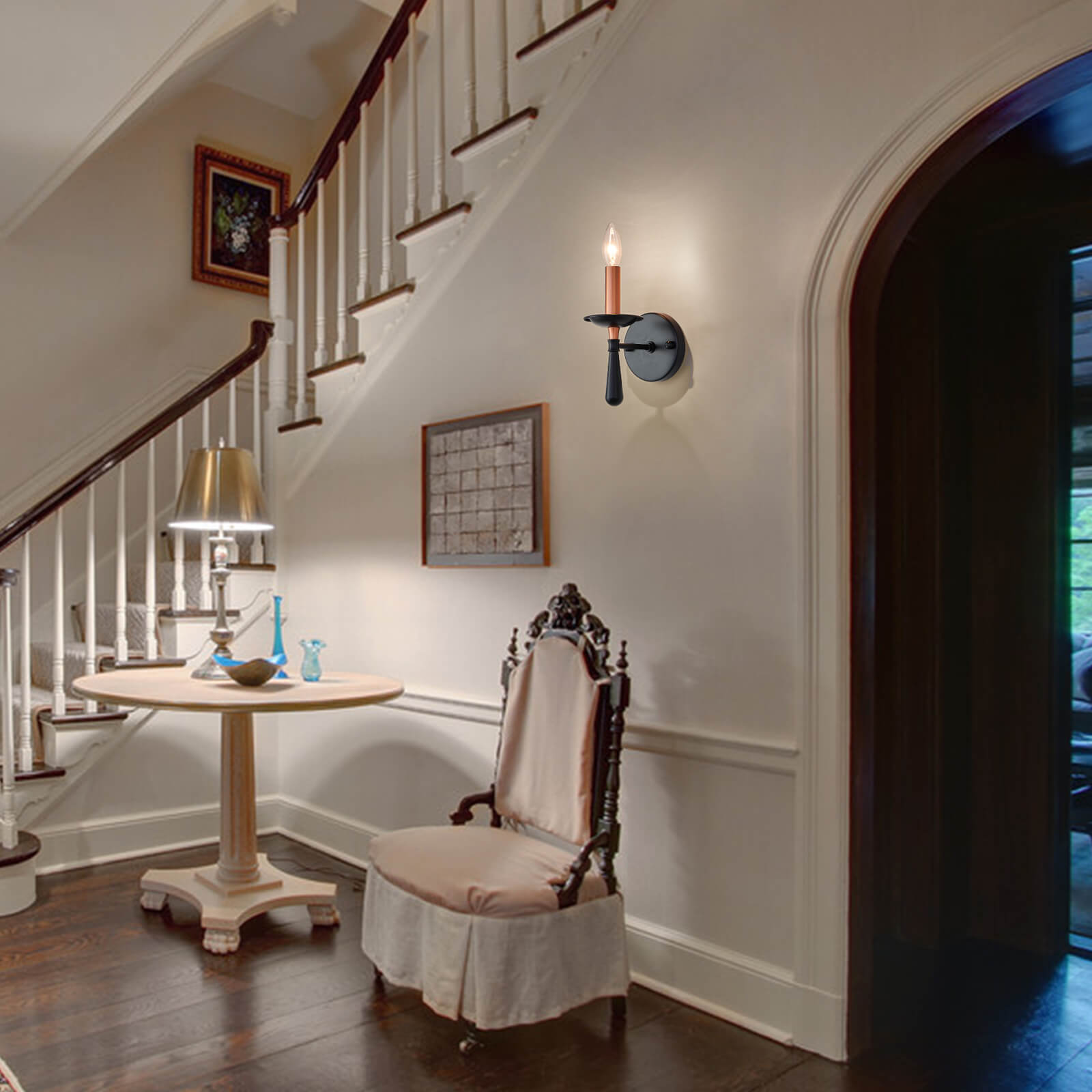 Night Rose Single Head Light Wall Lamp