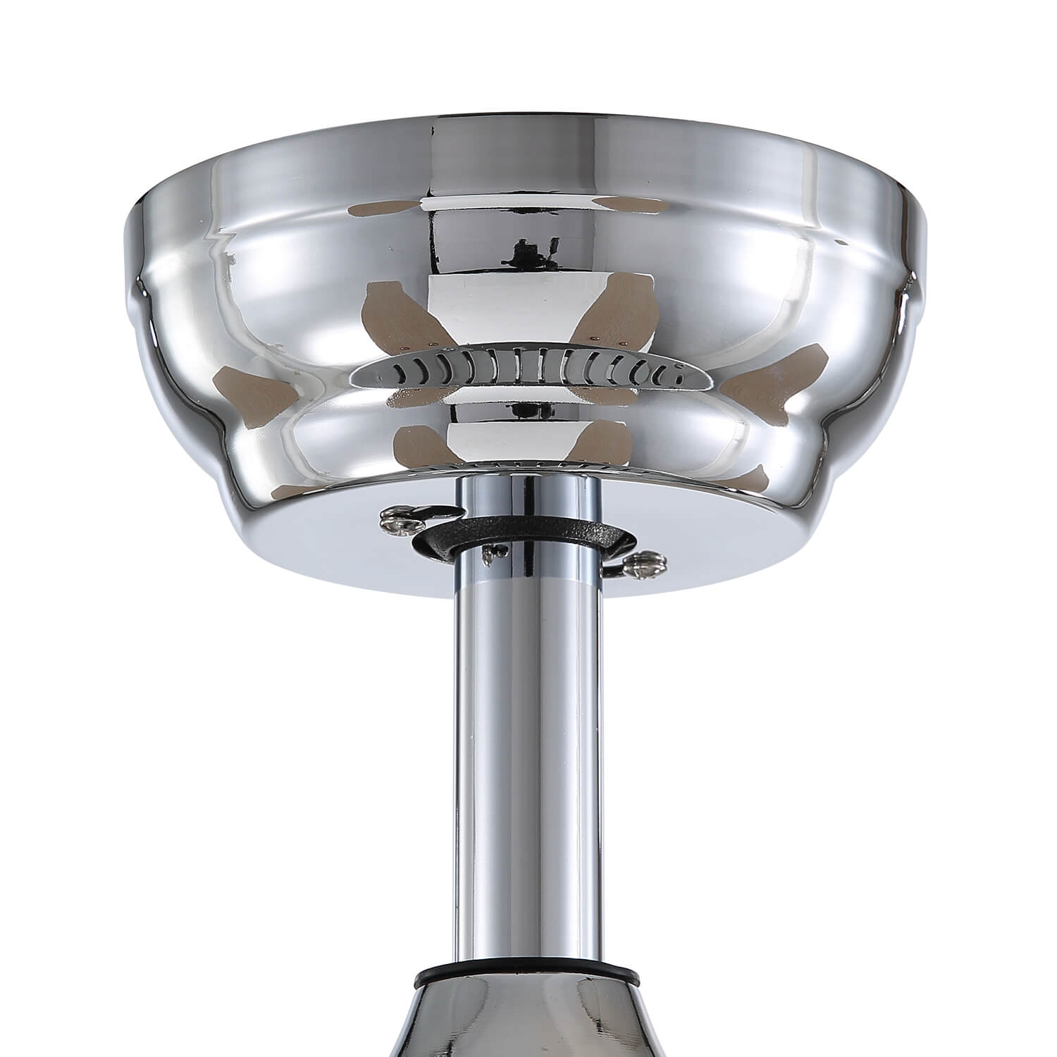 MOOONI-Ceiling-Fan-Light-Chrome- Fourdrinier-Crystal-Fandelier-51“-Downrod