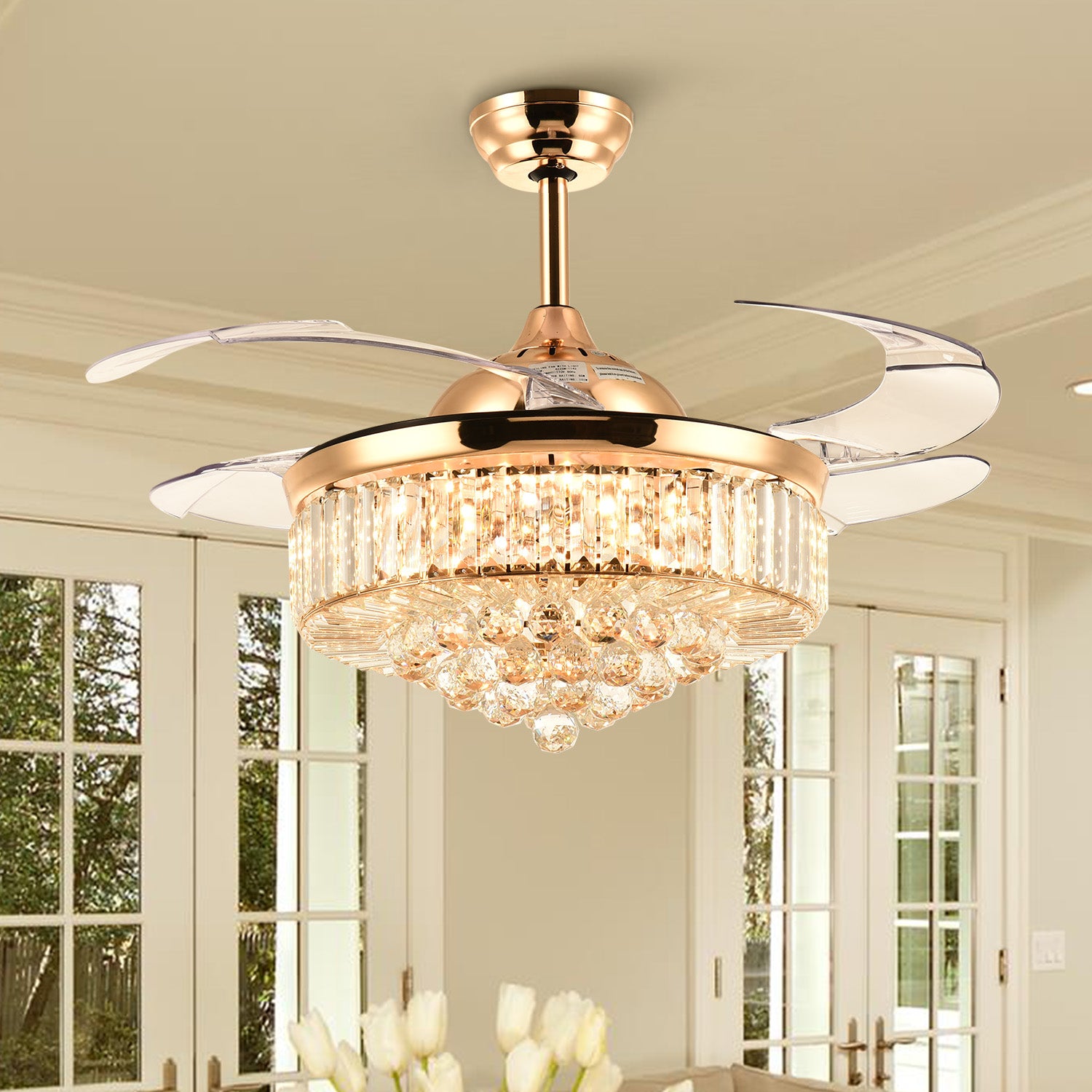 MOOONI-Fan-Chandelier-Gold-Crystal-Retractable-Ceiling-Fan