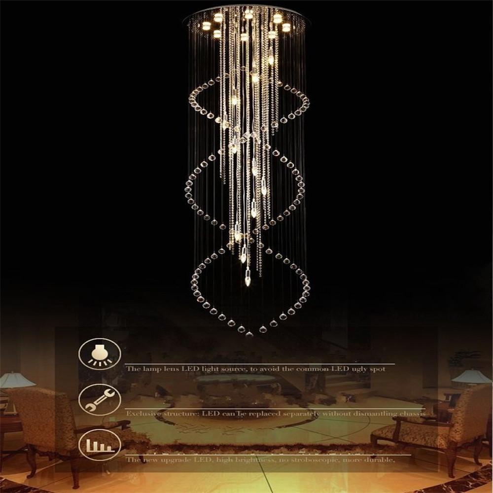 MOOONI-Modern-Chrome-Double-Spiral-Crystal-Chandelier-Staircase