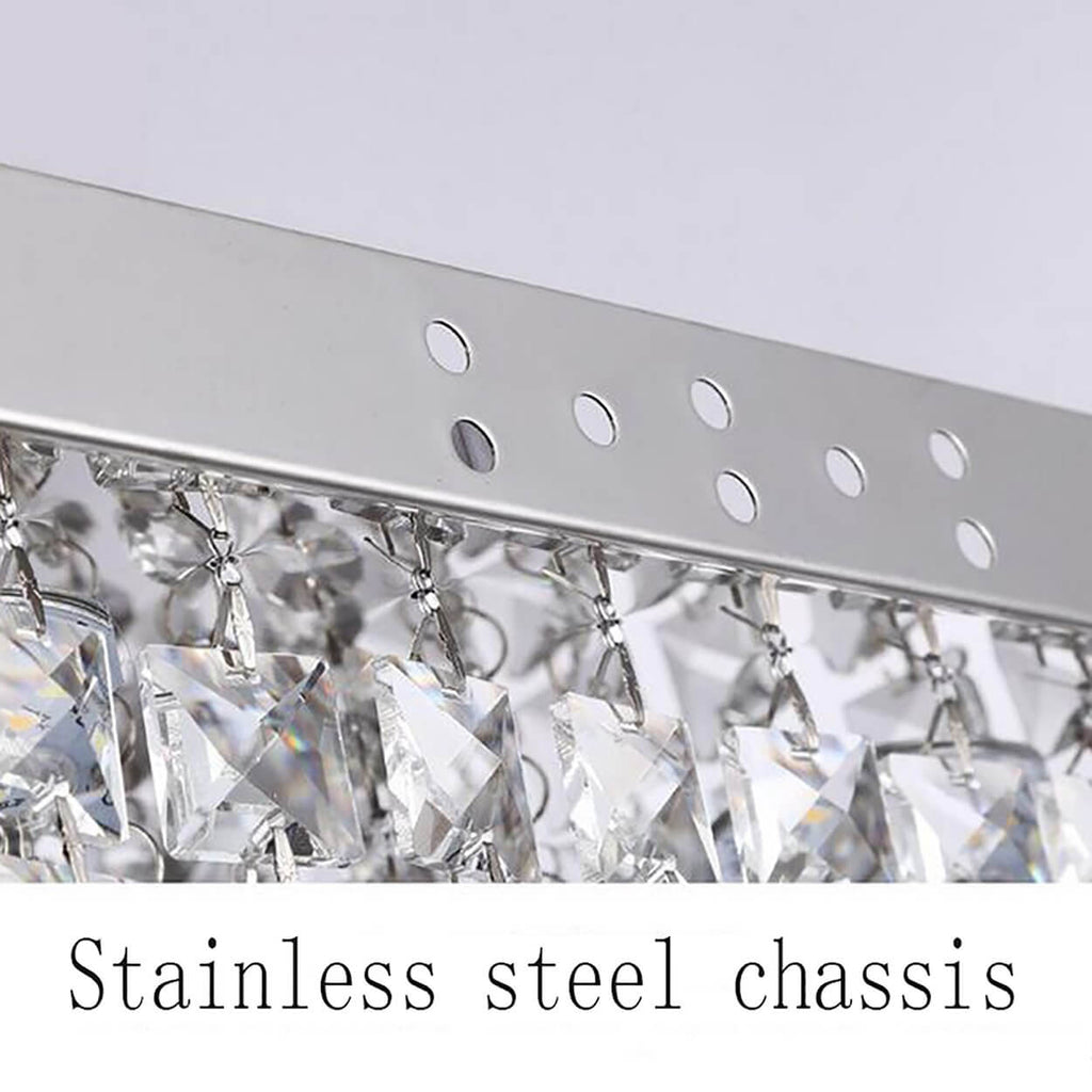 Modern-Chrome-Square-Hallway-Crystal-Chandeler-Metal-Frame