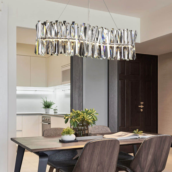 S-shaped Crystal Chandelier