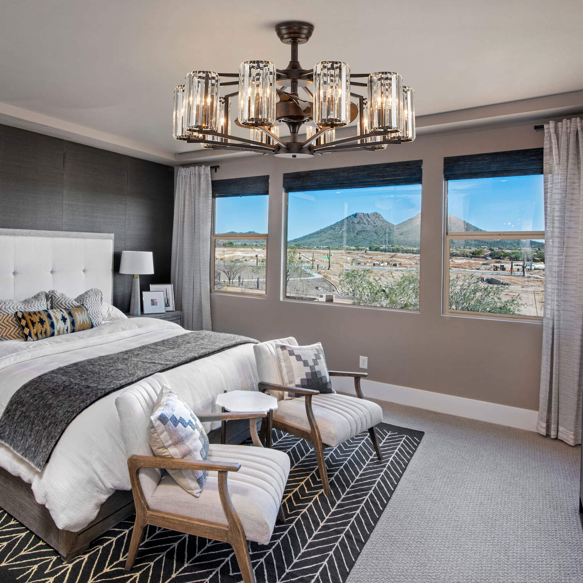 Chicago Wheel | 2023-Edition Decorative Luxury Mid-Century Modern Chandelier