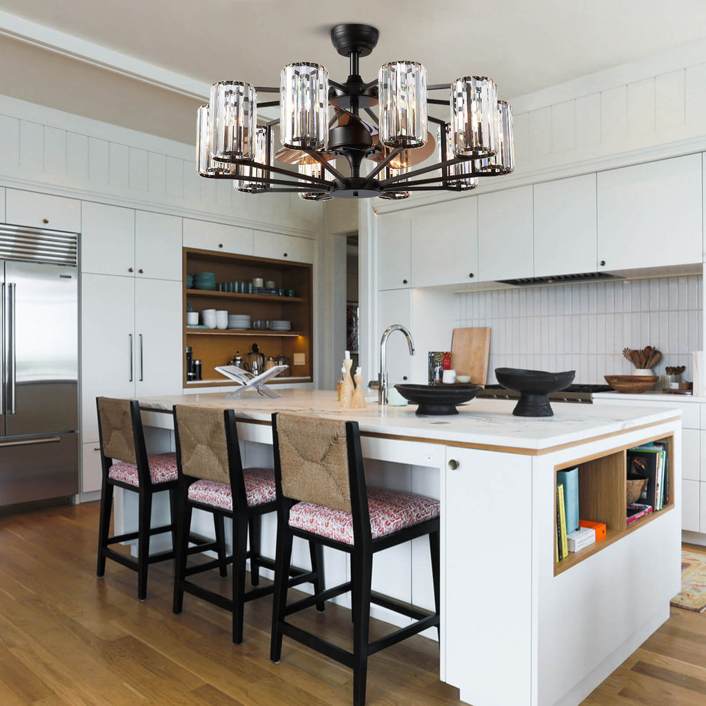 Chicago Wheel | 2023 Newly-Upgraded Top Rated Vintage Farmhouse Style Designer Fandelier