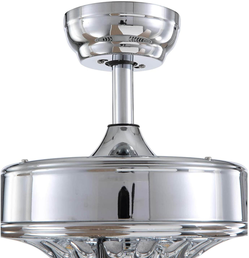 Crystal Light Fixture Combo Ceiling Fan