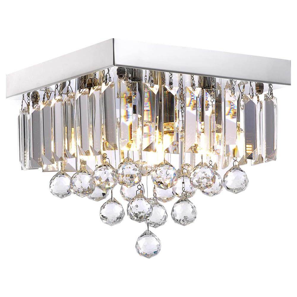 MOOONI-Modern-Chrome-Square-Raindrop-Crystal-Ceiling-Light