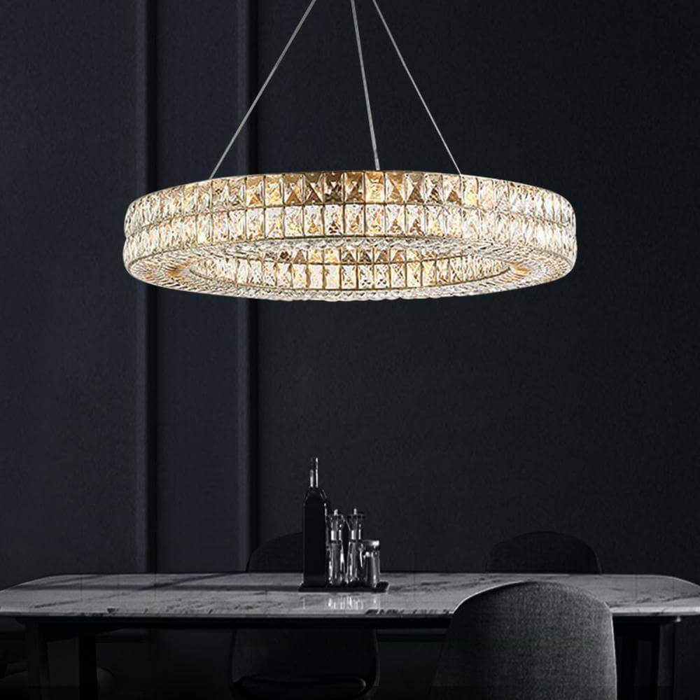 MOOONI-Modern-Gold-Two-Layers-Ring-Crystal-Chandeler