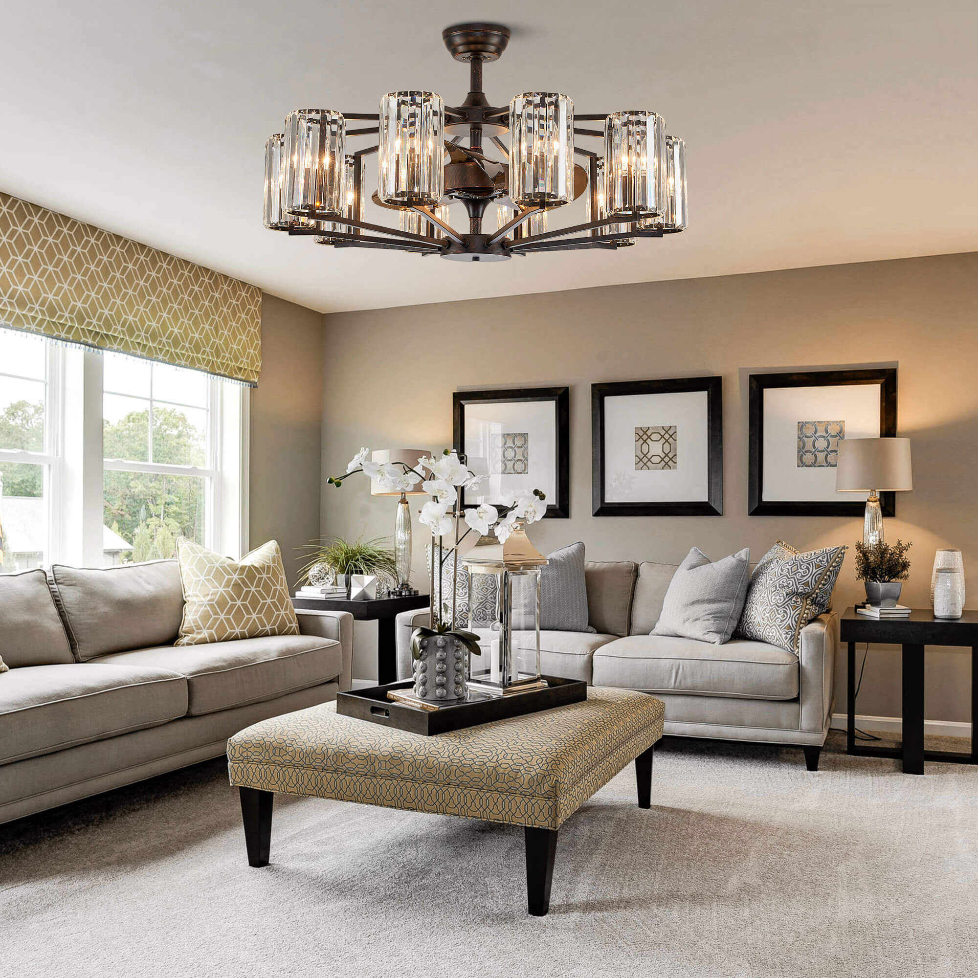 Chicago Wheel | 2023-Edition Decorative Luxury Mid-Century Modern Chandelier