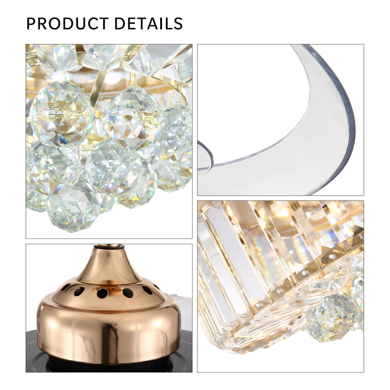 MOOONI-Fan-Chandelier-Gold-Crystal-Retractable-Ceiling-Fan-Detail