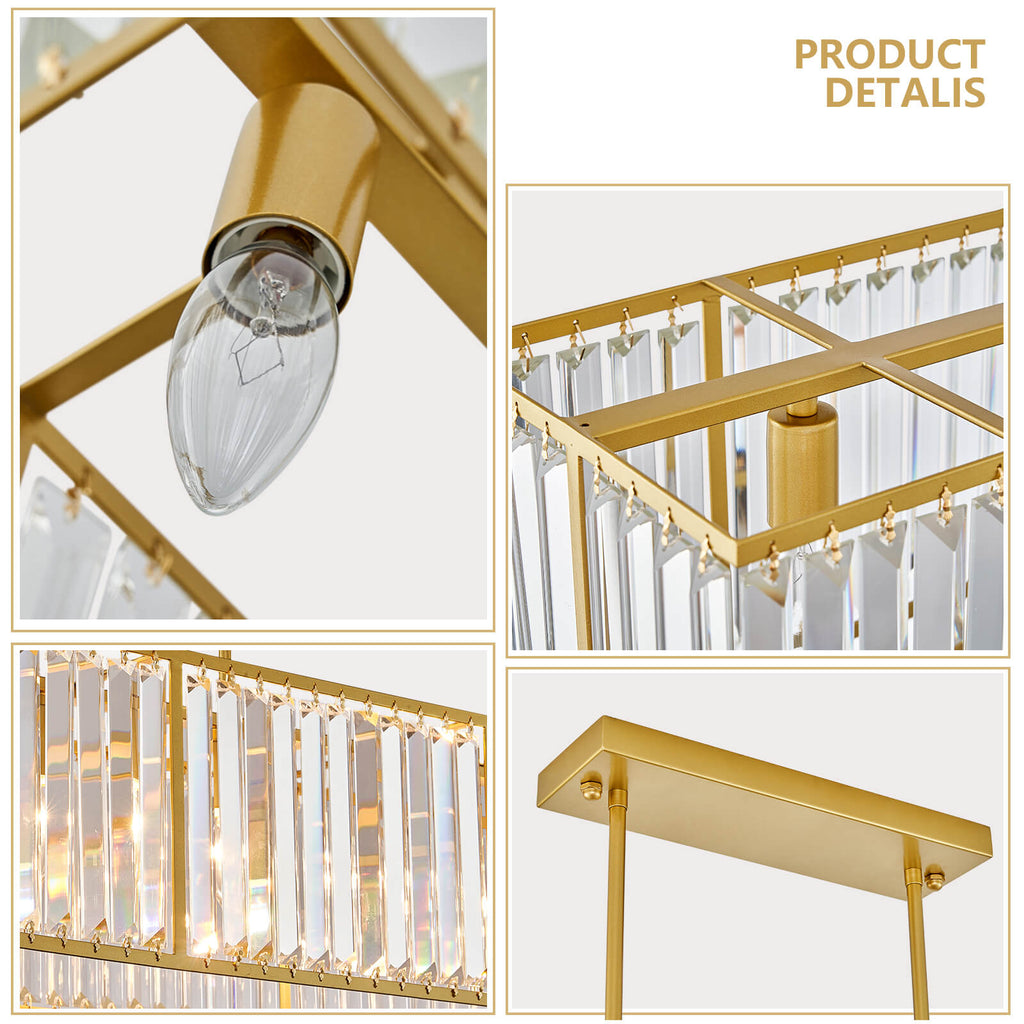 MOOONI-Modern-Rectangle-Gold-Crystal-Chandelier-Shape