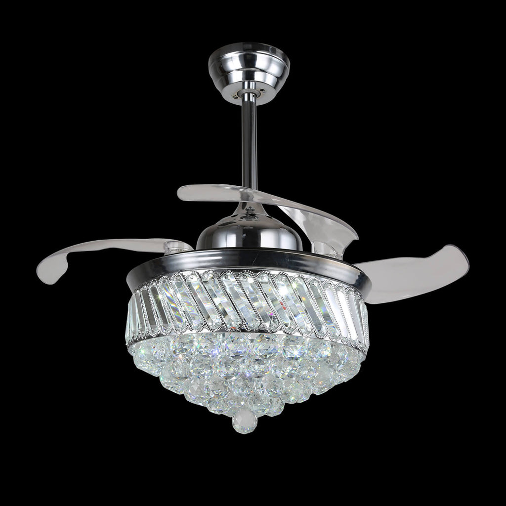 MOOONI-Gold-Ceiling-Fan-Chandelier-Retractable-Fandelier-LED-Light