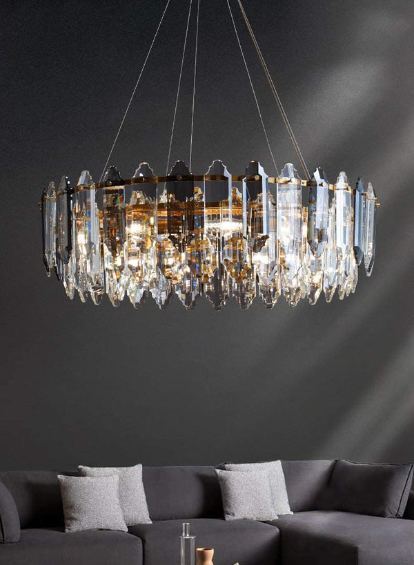 Modern-Gold-Metal-Frame-Round-Crystal-Chandelier