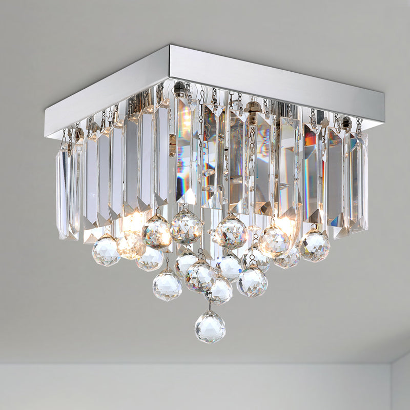 Square Raindrop Ceiling Light