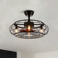 MOOONI-Small-Caged-Ceiling-Fan-Edison-Bulbs-Matte-Black-Industrial-Pumpkin-Fandelier