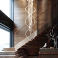 MOOONI-Modern-Chrome-Double-Spiral-Crystal-Chandelier-Staircase