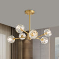 6 Lights Sputnik Globe Crystal Chandelier