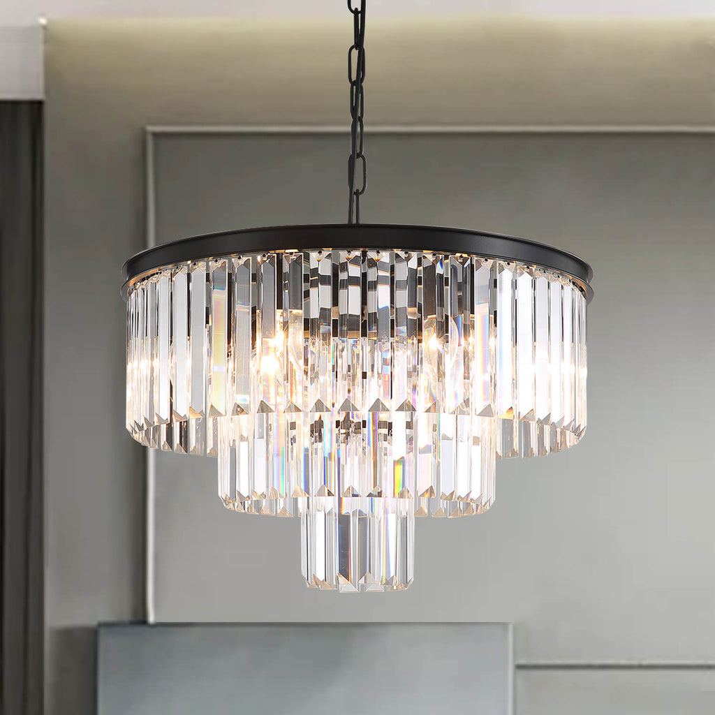 MOOONI-Vintage-Black-3-Tier-Crystal-Chandelier