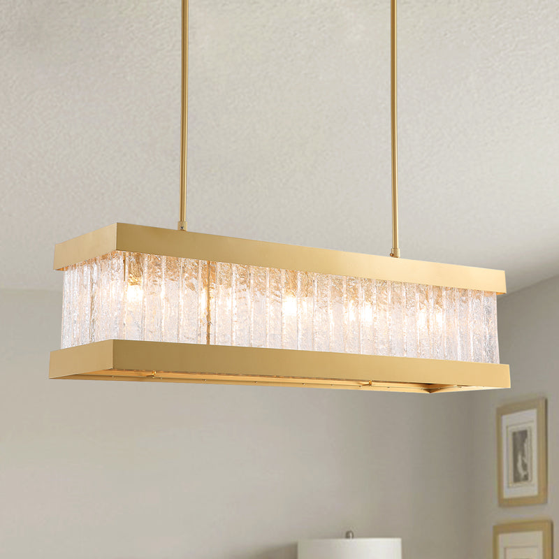 Rectangle Crystal Chandelier