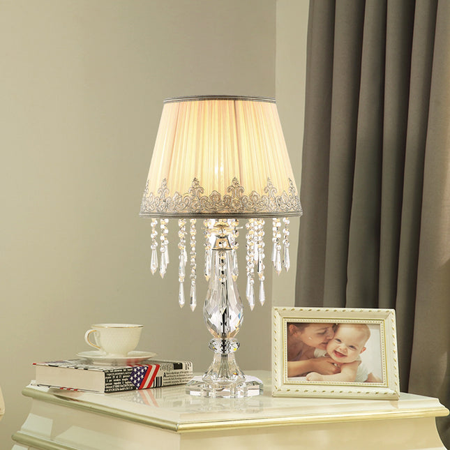 Modern Bedside Crystal Table Lamp
