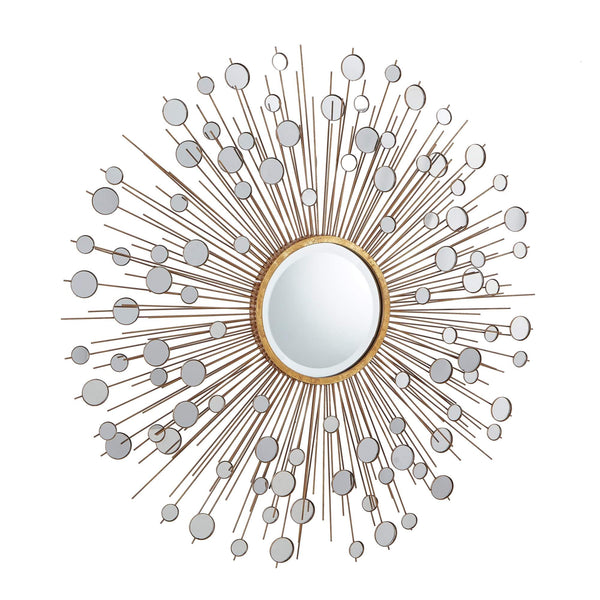 Sunburst Gold Wall Mirror