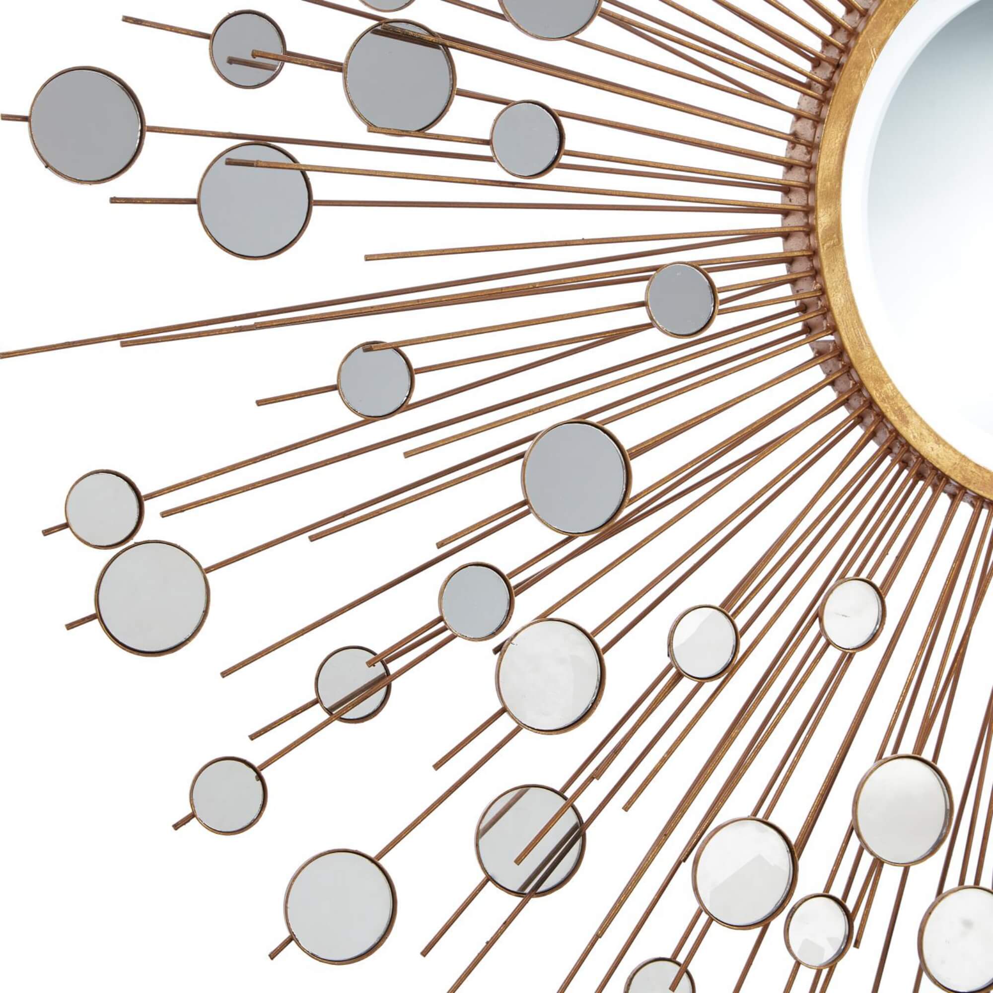 Sunburst Gold Wall Mirror