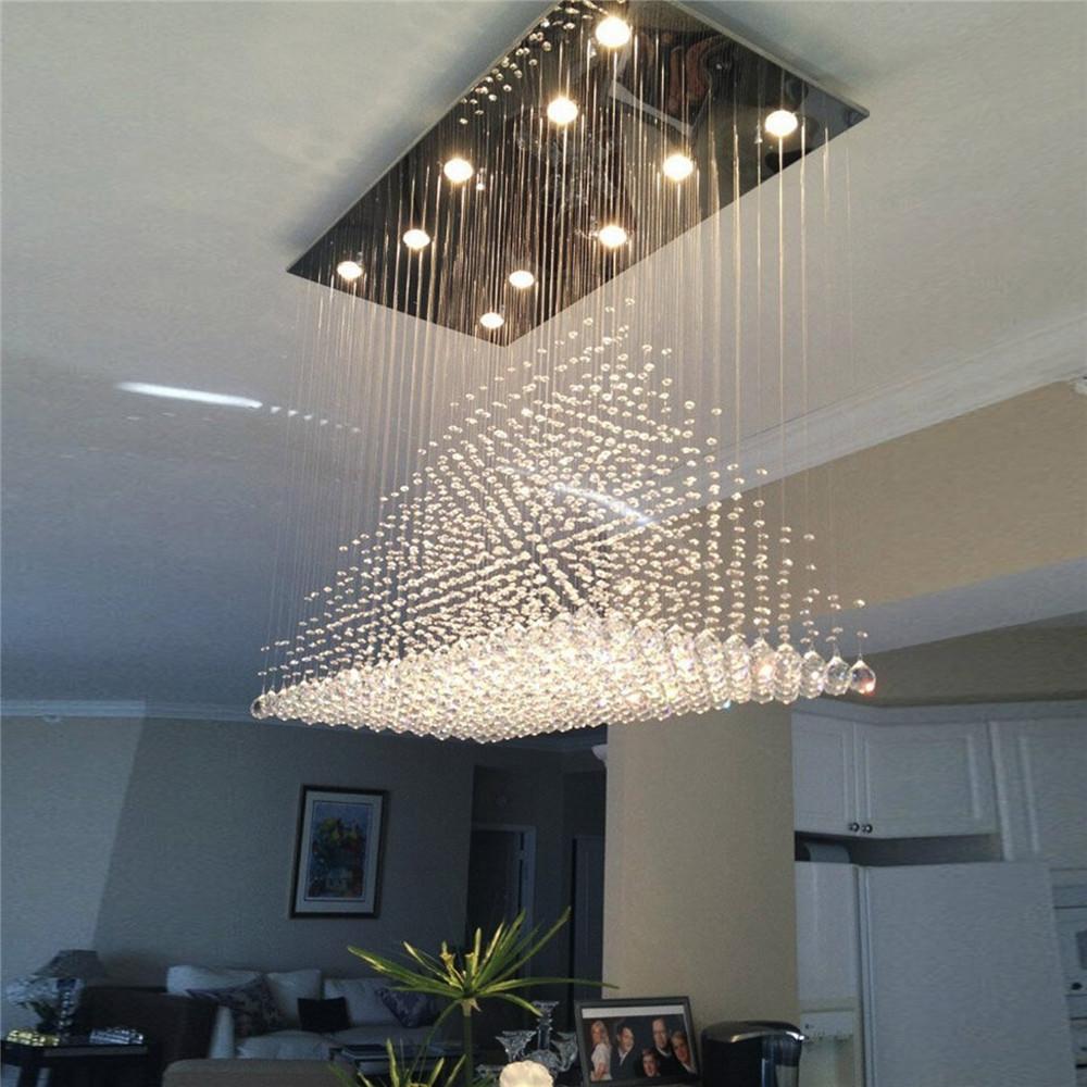 Moooni-Modern-Chrome-Raindrop-Pyramid-Crystal-Chandelier-Dining-Room