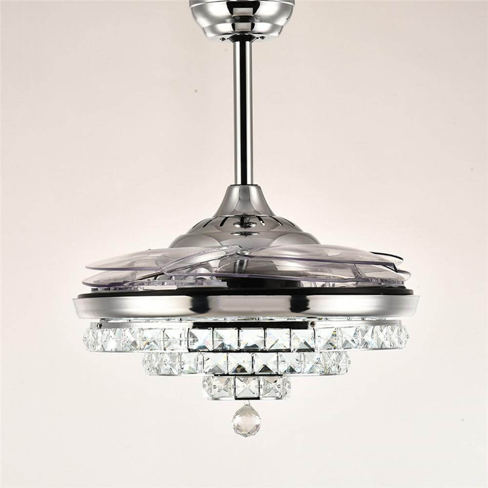MOOONI-Ceiling-Fan-Chandelier-Chrome-Retractable-Dimmable-Fandelier-Blades-Closed