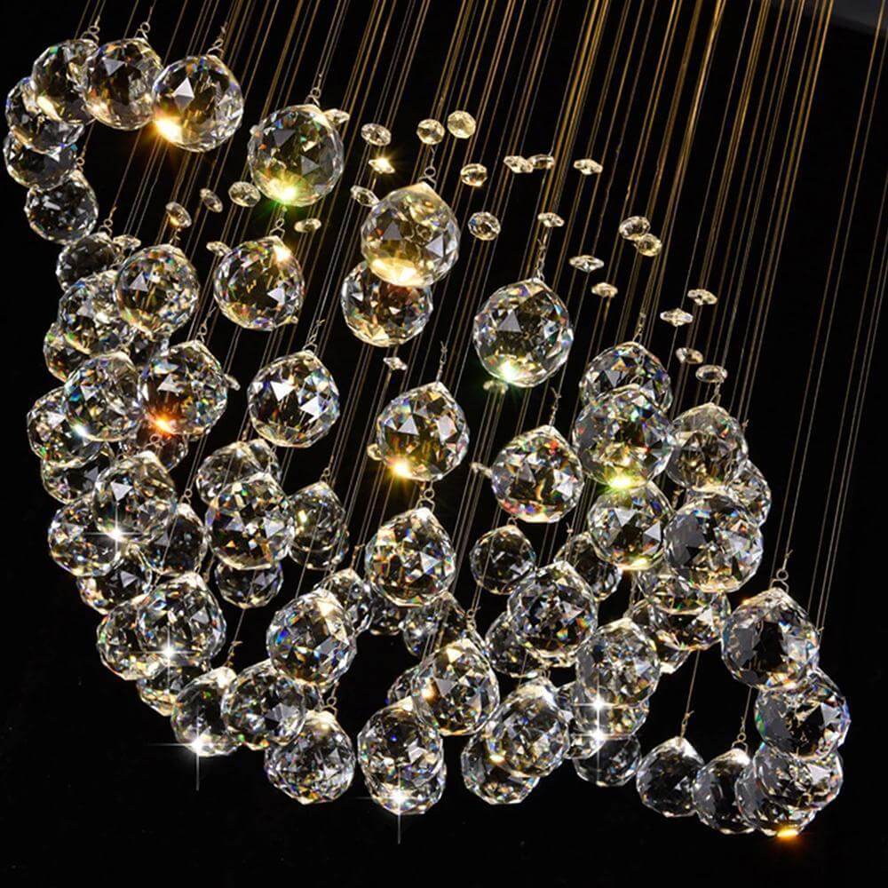 Moooni-Modern-Gold-Raindrop-Circle-Chandelier