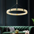 Modern-Gold-Ring-Crystal-Chandeler-Flush-Mount-Pendant-Lighting