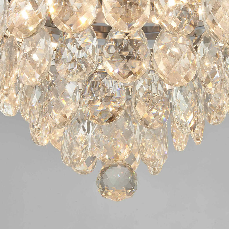 Luxury Retractable Egypt Crystal Fandelier